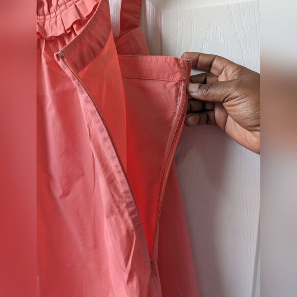 J. Crew women's coral dress - Picture 4 of 7